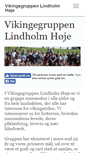 Mobile Screenshot of lindholmhoeje.dk