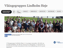 Tablet Screenshot of lindholmhoeje.dk
